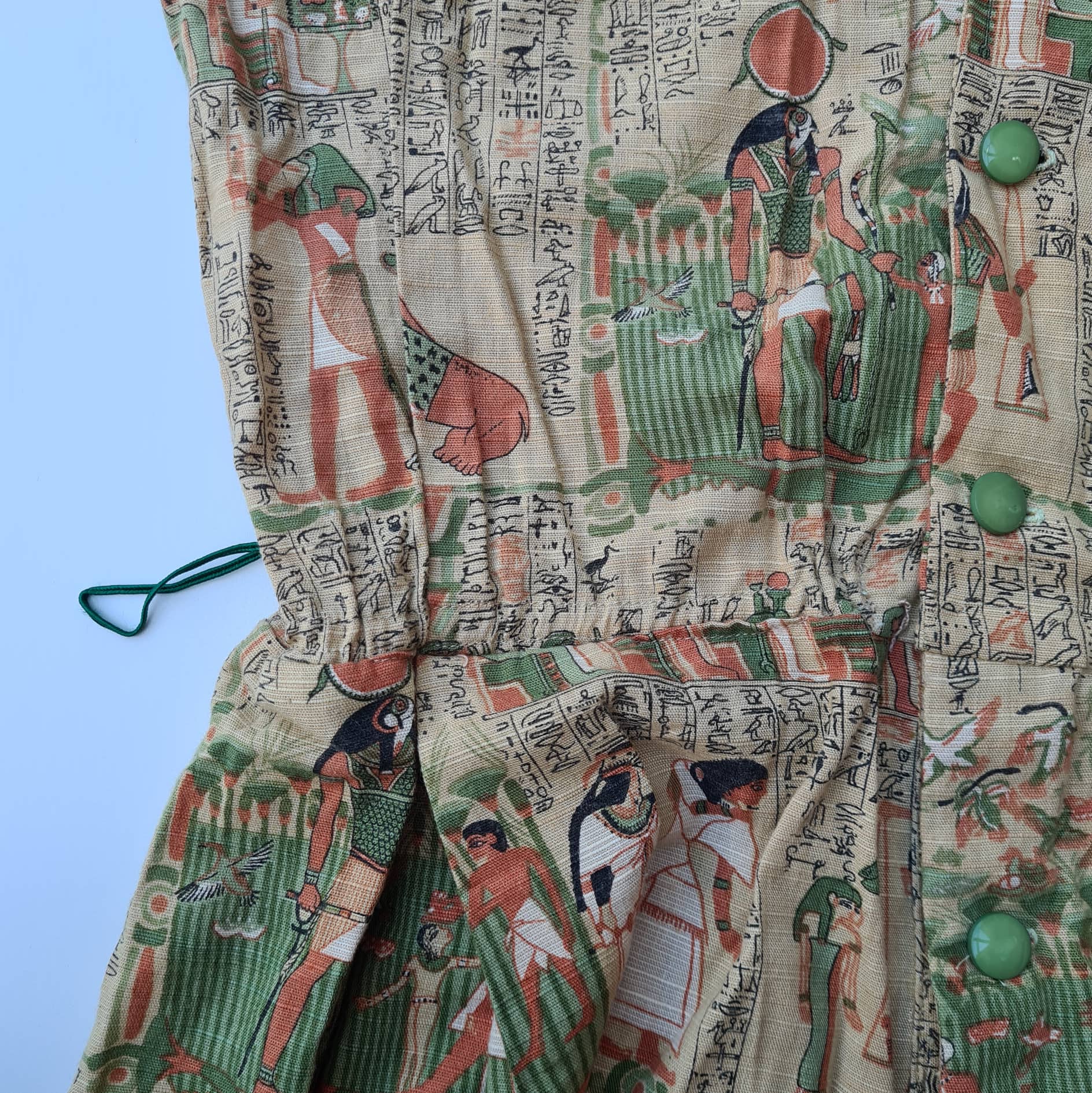 Egyptian Print Dress People in Motion