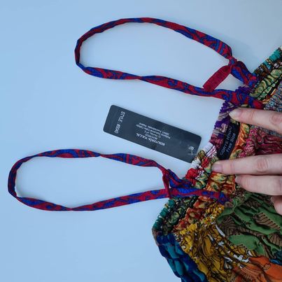 Patchwork Silk Dress 2